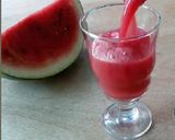 A picture of step 1 of Watermelon juice.