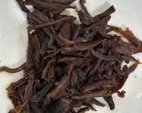 Gambar langkah 2 resipi Bendi Masak Asam Daun Selasih.