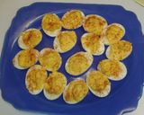 A picture of step 3 of Deviled Eggs.