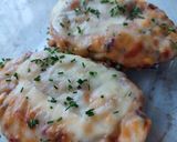 Zöldfűszeres, sajtos, húsmentes batáta csónak recept fázis 6 fotója