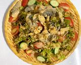 Hình bước làm 1 của món Salad da cá