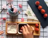Hình bước làm 1 của món Chocolate Dâu Tây