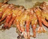 A picture of step 2 of Gamberoni al forno.