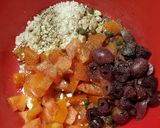 A picture of step 1 of Mediterranean Couscous with Seafood Mix.