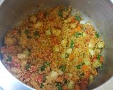 A picture of step 2 of Dalia and Moong Dal Khichdi.