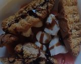 Φωτογραφία βήματος 4 της συνταγής Krispies με μοτσαρέλα, ντομάτα και βαλσάμικο 🤤🩵