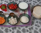 A picture of step 3 of Bread uttapam.