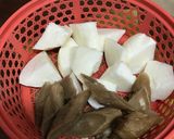 A picture of step 1 of Delicious Wonton Noodle Soup <3<3<3.