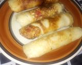 A picture of step 5 of Sardine rolls.