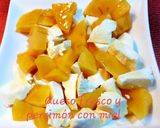 Foto del paso 3 de la receta: Postre de queso fresco y persimón con miel