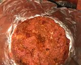 A picture of step 3 of Mexican Meatloaf.