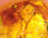 A picture of step 1 of Macha besara jhol.