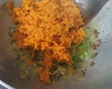 A picture of step 3 of Raw Turmeric Sabzi.