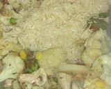 A picture of step 2 of Corn Vegetable Pulao.