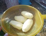 صورة لخطوة 1 من وصفة بطاطا مسكرفجة (مفرومة) (وجبة سريعة للغذاء)