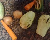 Foto del paso 1 de la receta: Canastitas de berenjena y verduras