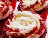 Φωτογραφία βήματος 8 της συνταγής Red velvet cupcake, κεκάκια ατομικά με κρέμα τυριού