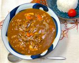 A picture of step 4 of Chicken Heart in Japanese Curry.