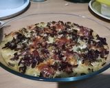 A picture of step 7 of Bacon and cheese mashed potato bake #potatodish.