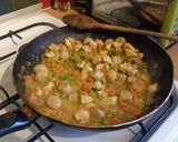 A picture of step 6 of Vickys Chicken & Sausage Pot Pie, GF DF EF SF NF.
