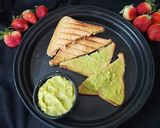 A picture of step 3 of Avocado sandwich and toast.