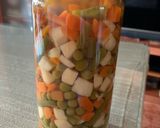 Foto del paso 1 de la receta: Ensalada de alubias y macedonia de verduras