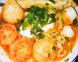 Foto langkah ke 6 dari resep Seblak Dower Ekstra Pedas Olahan Seafood.