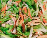 Hình bước làm 3 của món Bún xào chay