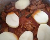 A picture of step 8 of Turkey curry.