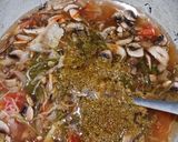 A picture of step 3 of Veg Thukpa Soup (my version).