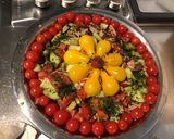 Une image de l'étape 9 de Salade de tomates et concombres au thon sauce algues et ciboulette.