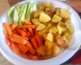 A picture of step 3 of Beer Corned Beef Brisket w/Cabbage and Veggies in Slow Cooker.