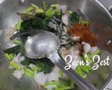 A picture of step 2 of Spinach Potato and Celery Soup.