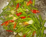 Foto langkah ke 7 dari resep Oseng Tempe Kacang Panjang.