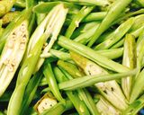 Hình bước làm 1 của món Đậu Ve Xào Đậu Bắp Vetula