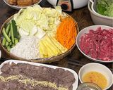 Hình bước làm 3 của món Lẩu bò nhúng giấm