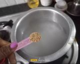 A picture of step 1 of Surti Masala khichu (Gujarati Rice Flour Khichu).