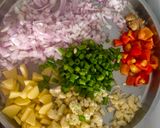 A picture of step 3 of Dum biryani.