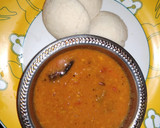 A picture of step 9 of Rava Idly and Udupi Sambhar.