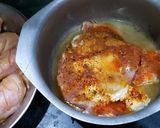 A picture of step 2 of Achari Drumstick 🍗.
