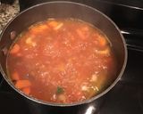 A picture of step 3 of Navy bean soup (φασολάδα)🇬🇷.