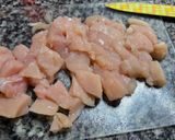 A picture of step 3 of Chicken, Vegetable, and Spaghetti Stir-Fry.