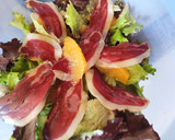 Foto del paso 4 de la receta: Ensalada de jamón de pato y naranja