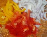A picture of step 6 of Beetroot Paneer Roll.