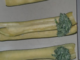 Rollitos de calabacín y espinacas