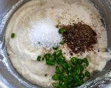A picture of step 1 of Dahi Vada.