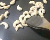 A picture of step 1 of Kaju Ke Sitaphal.