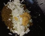 A picture of step 1 of Green Thai Chicken Curry.