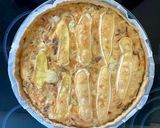 Une image de l'étape 6 de Tarte salée poulet, oignons et reblochon avec pâte à tarte au petit épeautre express sans œuf.