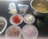 Foto del paso 1 de la receta: Causa Rellena con Atún y Langostinos a lo Carmelita